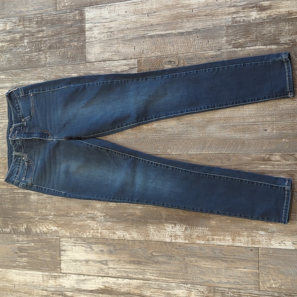 MAURICES jeggings skinny high rise jeans size SMALL regular medium wash - Picture 3 of 11